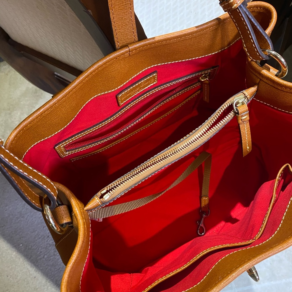 Dooney & Bourke Steffano leather satchel - Picture 5 of 12